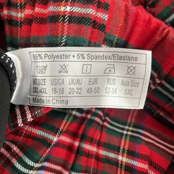 Sexy Plaid Mini  Skirt Set - Picture 12 of 15